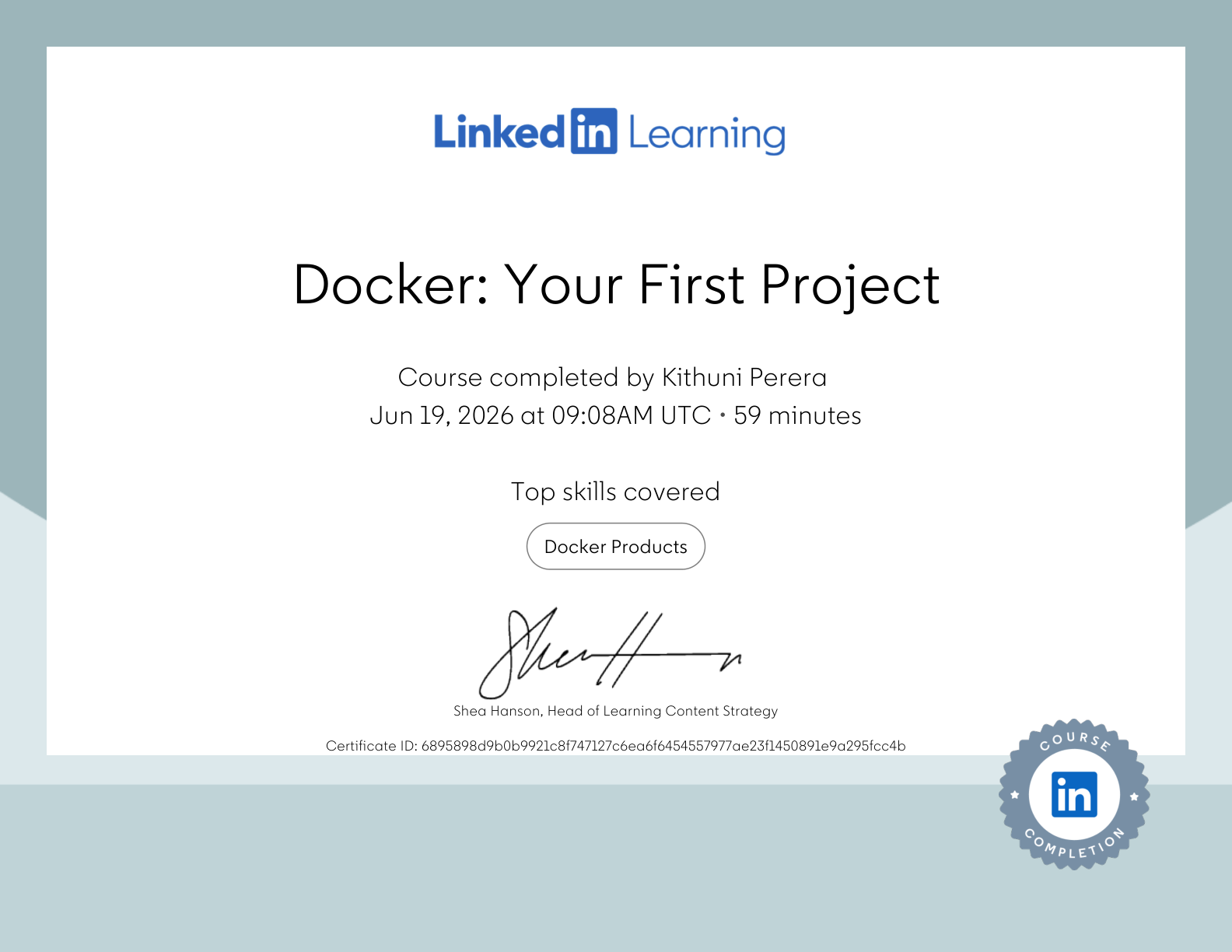 Docker Your First Project